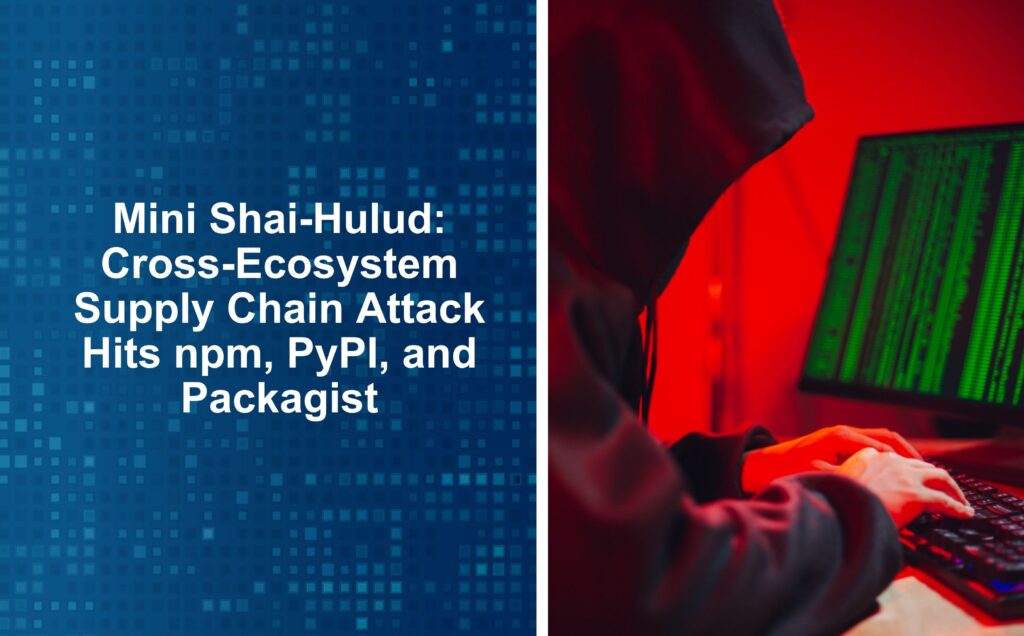 hacker on a computer with red light background