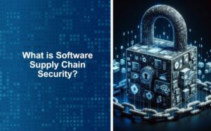 lock securing a software supply chain